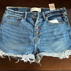 Abercrombie and Fitch high-rise Jean Shorts